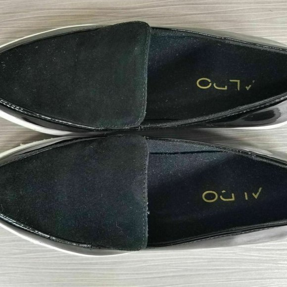 Aldo Trezzo Pointy Toe Sneaker, Black - Picture 8 of 9